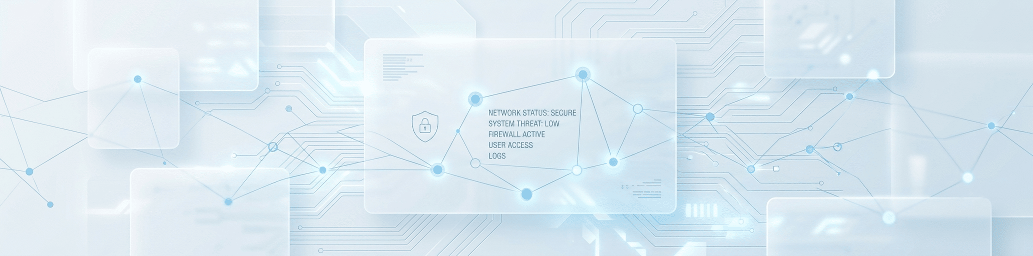 Cyber security network dashboard illustration for iLocaliT's 2026 cyber insurance readiness guide